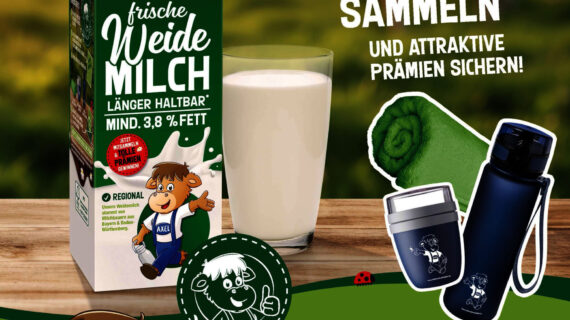 Große Treuepunkte-Aktion für Fans von AXEL Weidemilch