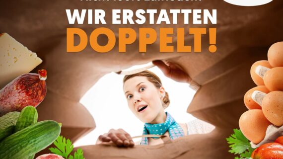 Nicht 100 % zufrieden? Wir erstatten doppelt!