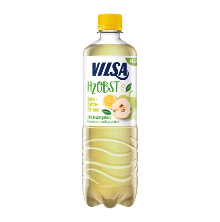 Überraschend fruchtig: Mit VILSA H2Obst „Apfel-Quitte-Zitrone“ so ooohbstig leicht ins neue Jahr starten