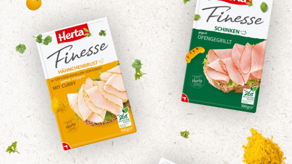 Herta Finesse launcht Neuprodukt und verbessert Produktverpackung