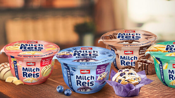 Müller Milchreis Limitiert Winter: Gebäckträume aus dem Kühlregal