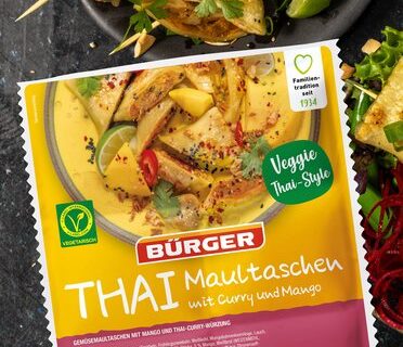 Neue vegetarische THAI-Maultaschen ab März 2025 im Handel