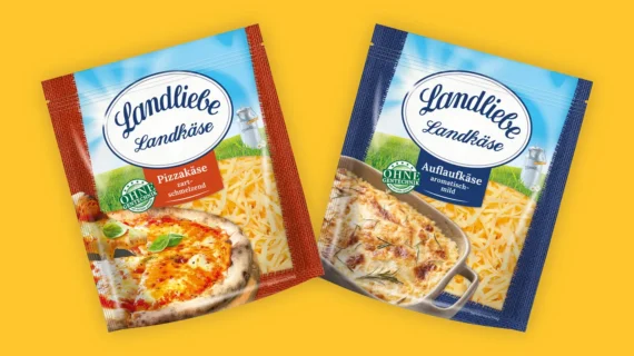 Landliebe Pizza- und Auflaufkäse