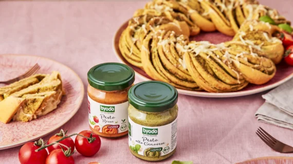 Byodo entwickelt das erste cremige Bio-Pesto auf dem Markt