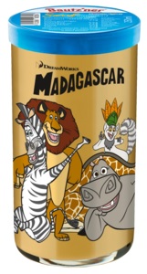 Löwe, Zebra & Co: Die Stars aus Madagascar zieren das neue Bautz’ner Sammelglas