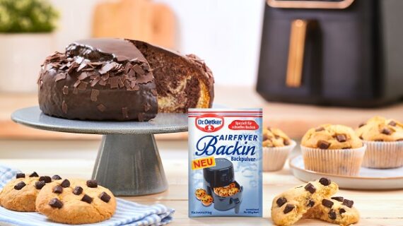Airfryer Backin: Backfreude mit der Heißluftfritteuse