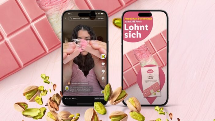 Angel Hair Schokolade in limitierter Edition ab nächster Woche bei Lidl erhältlich / Schokotrend ab sofort exklusiv über TikTok einkaufen