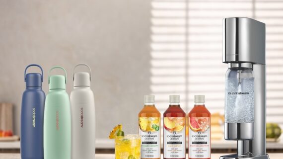 Sprudelnder Genuss mit Eleganz & Frische: Der neue Premium-Sprudler von SodaStream – raffinierte Sirups & trendige To-Go-Flaschen für Zuhause und unterwegs!