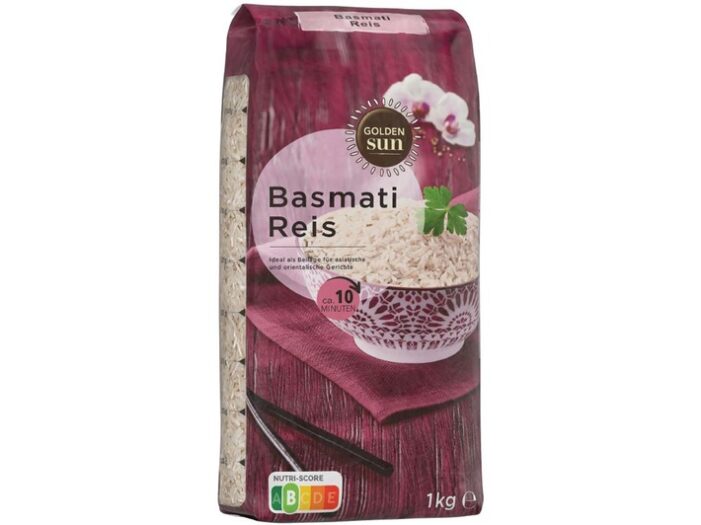 Der italienische Lieferant Agrover srl informiert über einen Warenrückruf des Produktes „Golden Sun Basmati Reis, 1kg“