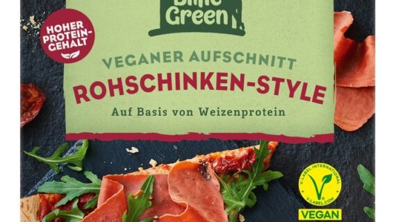 Schinken klopfen für Veggie-Fans / Billie Green präsentiert veganen Rohschinken