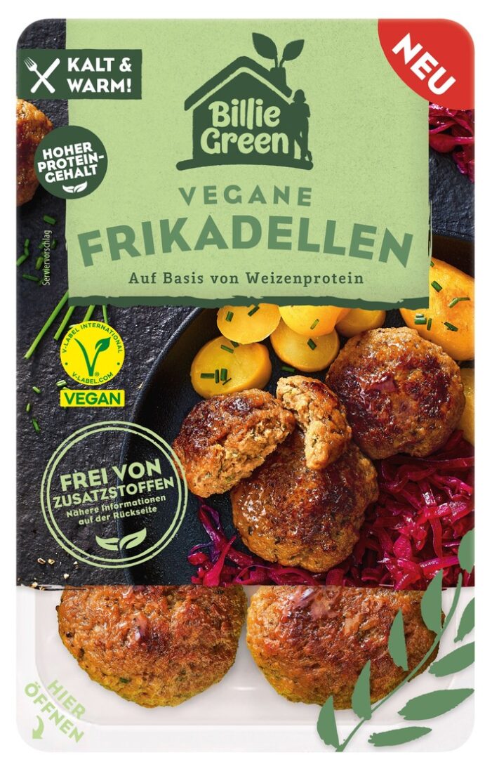 Billie Green: Vegane Frikadellen mit Handmade-Charakter / Wie bei Oma, aber pflanzlich!