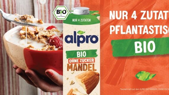 Alpro bringt Bio-Genuss in den Fachhandel: Neue Produktlinie „Alpro Bio“ ab August erhältlich