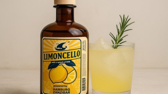 Frischer Sommer-Genuss trifft Zero Waste: Limoncello mit einem Hauch Gin – handgemacht in Hamburgs kleinster Destille