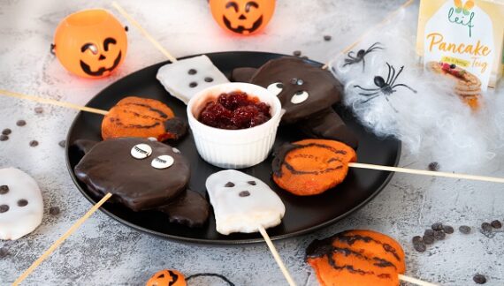 Kleine Monster, großer Genuss: Halloween mit den Pancake-Lollipops von leif