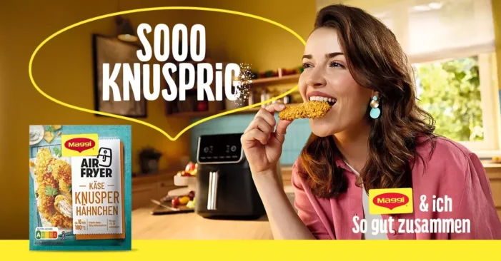 Unter der Markenidee „MAGGI & Ich. So gut zusammen“ lanciert MAGGI neue Airfryer-Werbekampagne