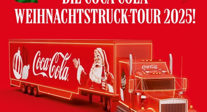Startschuss für Bewerbungsphase: Jetzt erstmalig Städte für die Coca-Cola Weihnachtstruck-Tour 2025 vorschlagen!