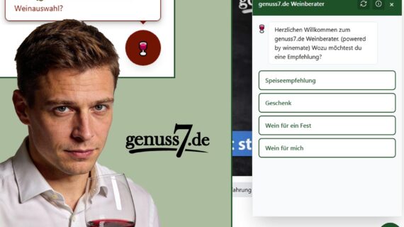 genuss7.de stellt seinen neuen Weinberater „Winemate“ vor