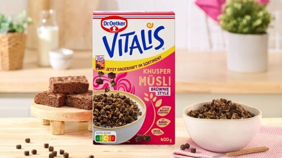 Jetzt dauerhaft im Sortiment: Vitalis Brownie Style