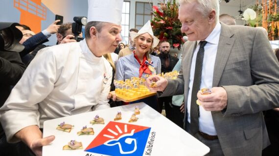 Weißwurstgrenze nach Berlin verlegt / VanDrie Group serviert Kalbfleischfrühstück