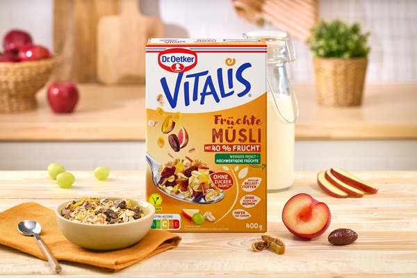 Hochwertige Früchte im Vitalis Früchtemüsli