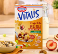 Hochwertige Früchte im Vitalis Früchtemüsli