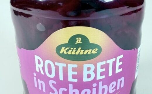 Produktrückruf Kühne Rote Bete Scheiben, 720ml im Glas: Gefahr durch Fremdkörper im Produkt