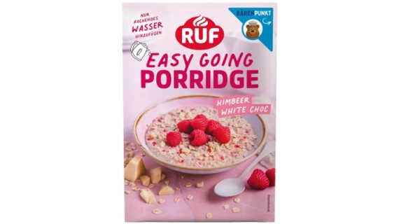 RUF Lebensmittelwerk KG setzt bei Porridgeverpackungen auf Barrierepapier von Koehler Paper