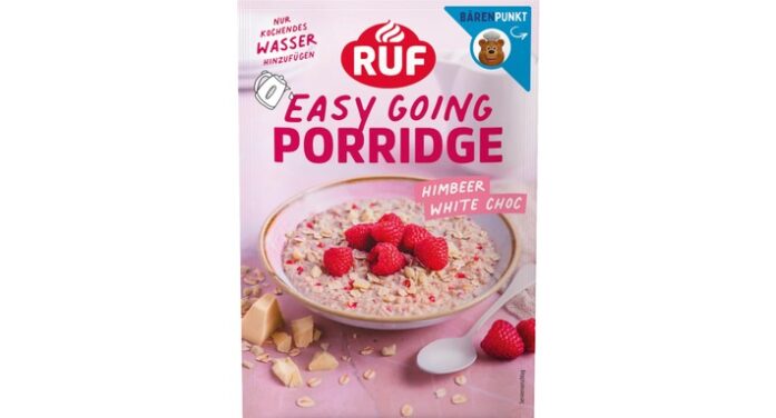 RUF Lebensmittelwerk KG setzt bei Porridgeverpackungen auf Barrierepapier von Koehler Paper