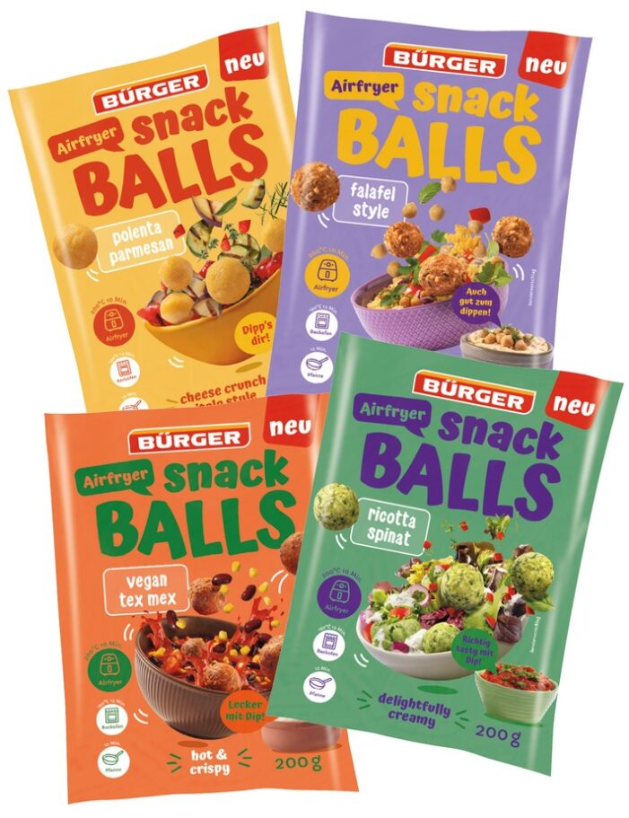 Schnell serviert, einfach lecker: Airfryer Snack BALLS von BÜRGER