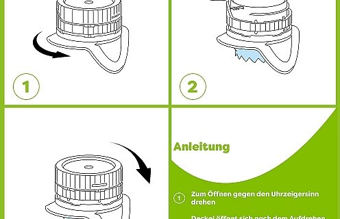 Neue Verschlüsse: Wenn der Deckel an der Packung bleibt