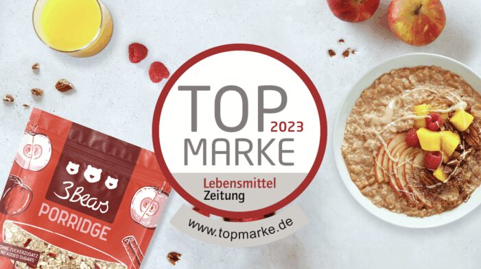 3Bears wird als TOP MARKE 2023 ausgezeichnet