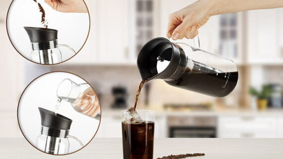 Rosenstein & Söhne Cold-Brew-Kaffeebereiter aus Glas