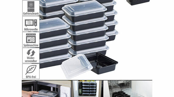 Rosenstein & Söhne Lebensmittel-Boxen mit Deckeln in verschiedenen Sets und Größen Rosenstein & Söhne Lebensmittel-Boxen mit Deckeln in verschiedenen Sets und Größen
