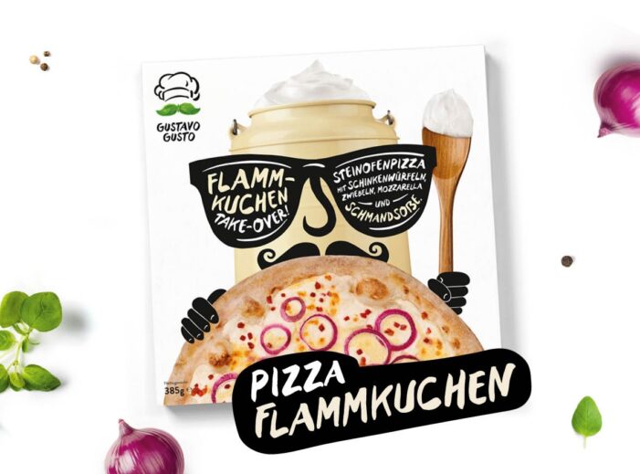 GUSTAVO GUSTO präsentiert Pizza „Flammkuchen“ GUSTAVO GUSTO präsentiert Pizza „Flammkuchen“