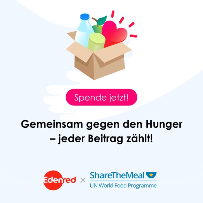 Edenred kooperiert mit ShareTheMeal für einen besseren globalen Zugang zu Nahrungsmitteln
