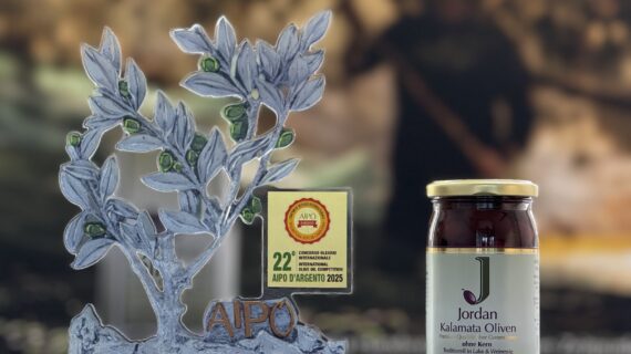 Jordan Olivenöl: Gran Goccia d“Oro für weltbeste Oliven