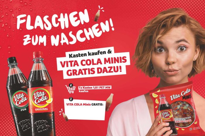 VITA COLA Flaschen zum Naschen