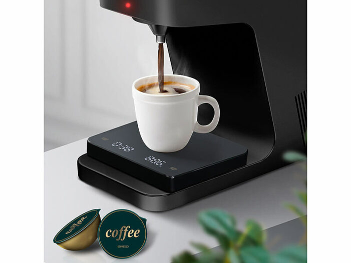 Rosenstein & Söhne Mini-Espresso- und Pour-Over-Waage