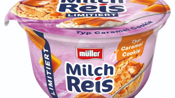 Müller Milchreis Limitiert Winter: Gebäckgeschmack zum Löffeln