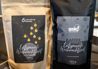 Fortezza bietet individuelle Kaffee-Geschenke: Espresso & Lupinenkaffee mit personalisierten Etiketten