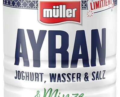 Molkerei Alois Müller erweitert Ayran Sortiment mit Müller Ayran Limited Edition