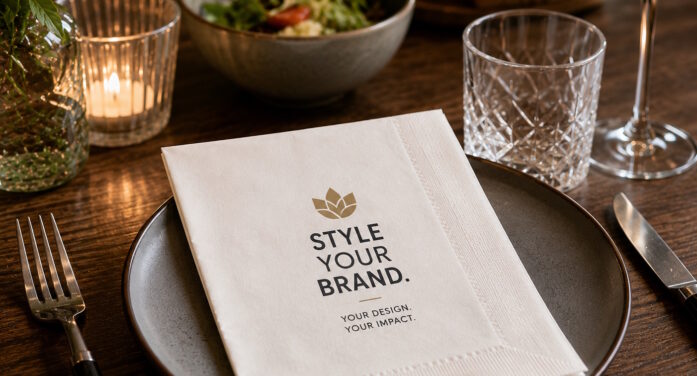 Individuell bedruckte Servietten als modernes Marketinginstrument